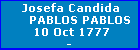 Josefa Candida PABLOS PABLOS