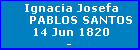 Ignacia Josefa PABLOS SANTOS