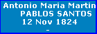 Antonio Maria Martin PABLOS SANTOS