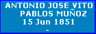 ANTONIO JOSE VITO PABLOS MUOZ