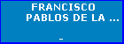 FRANCISCO PABLOS DE LA CALLE
