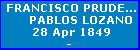 FRANCISCO PRUDENCIO PABLOS LOZANO