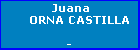 Juana ORNA CASTILLA
