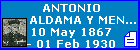 ANTONIO ALDAMA Y MENDVIL