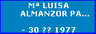 M LUISA ALMANZOR PABLOS