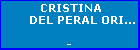 CRISTINA DEL PERAL ORIZA