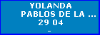 YOLANDA PABLOS DE LA GUARDIA