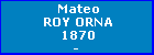 Mateo ROY ORNA
