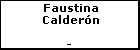 Faustina Calder�n