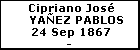 Cipriano Jos� YA�EZ PABLOS