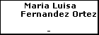 Maria Luisa Fernandez Ortez