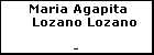 Maria Agapita Lozano Lozano