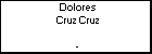 Dolores Cruz Cruz