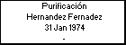 Purificaci�n Hernandez Fernadez