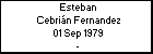 Esteban Cebri�n Fernandez