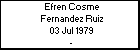 Efren Cosme Fernandez Ruiz